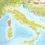 Carte Vignoble Italie